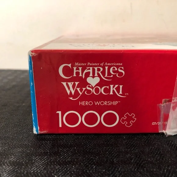 Charles Wysocki 1000-Piece Buffalo Jigsaw Puzzle - Vintage Airfield Illustration - Picture 5 of 5